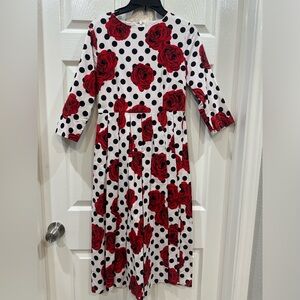 Dainty jewells dress dotted with flowers dress